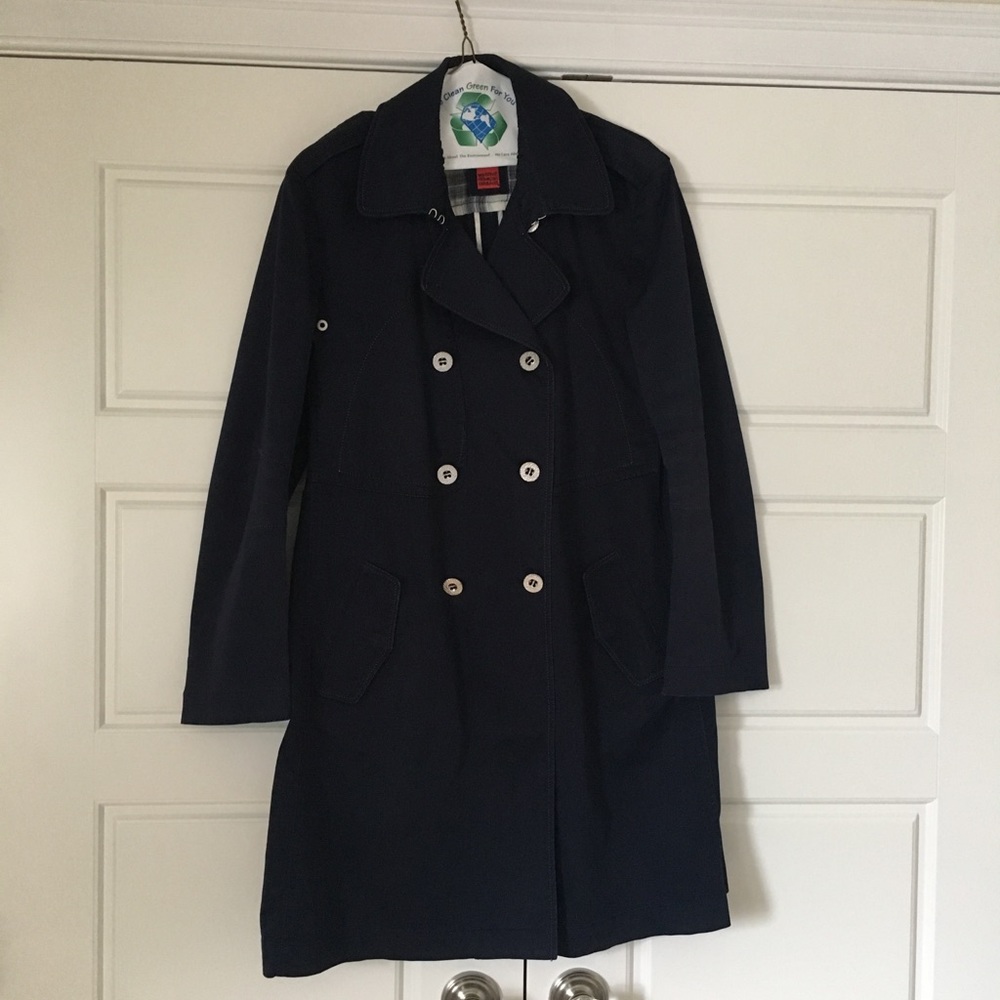 French Design: Marithé Frânçois Girbaud. Navy coat
